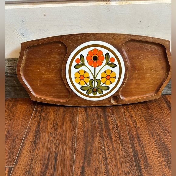 Vintage Other - Vintage 1970’s Wooden Cheeseboard